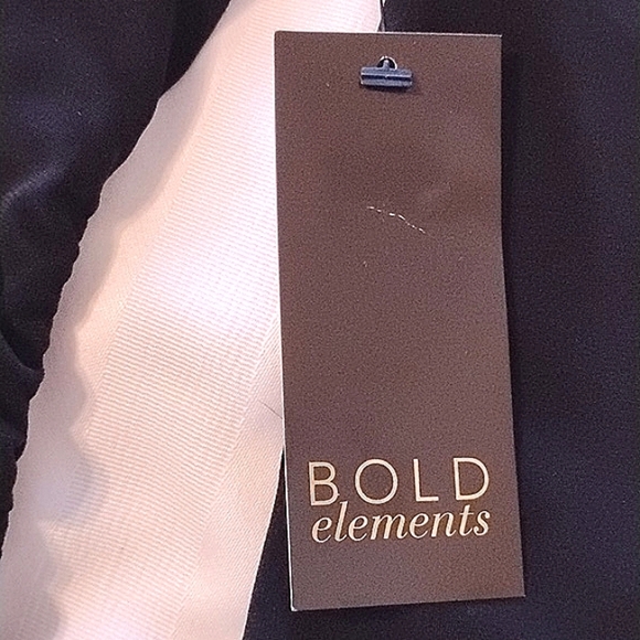 BOLD elements Woman's Black One-shoulder Design Long Sleeve Blouse, Size: L - Picture 6 of 9